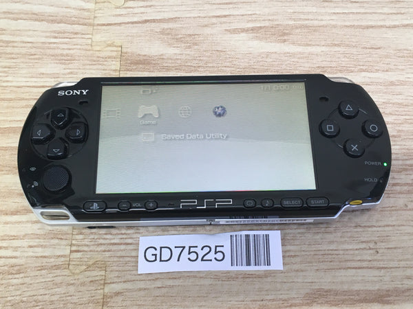 GD7525 Plz Read Item Condi PSP-3000 PIANO BLACK SONY PSP Console Japan