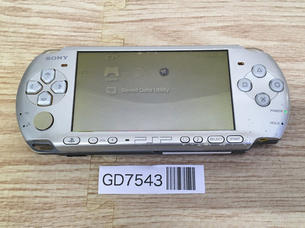 GD7543 Plz Read Item Condi PSP-3000 MYSTIC Silver SONY PSP Console Japan