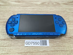 GD7550 Not Working PSP-3000 VIBRANT BLUE SONY PSP Console Japan