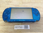 GD7551 Plz Read Item Condi PSP-3000 VIBRANT BLUE SONY PSP Console Japan