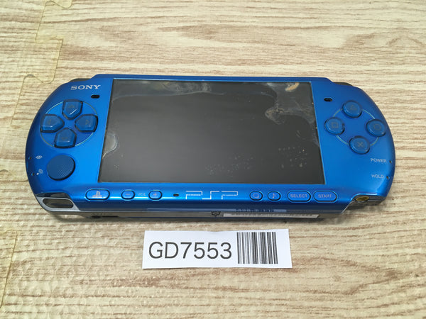 GD7553 Not Working PSP-3000 VIBRANT BLUE SONY PSP Console Japan