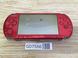 GD7556 Plz Read Item Condi PSP-3000 RADIANT RED SONY PSP Console Japan