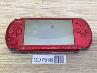 GD7558 Plz Read Item Condi PSP-3000 RADIANT RED SONY PSP Console Japan