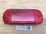 GD7559 Plz Read Item Condi PSP-3000 RADIANT RED SONY PSP Console Japan