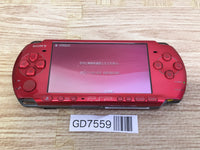 GD7559 Plz Read Item Condi PSP-3000 RADIANT RED SONY PSP Console Japan