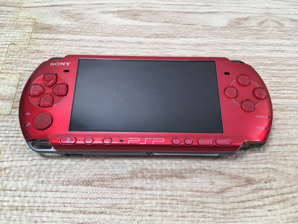 GD7559 Plz Read Item Condi PSP-3000 RADIANT RED SONY PSP