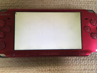 GD7561 Plz Read Item Condi PSP-3000 RADIANT RED SONY PSP Console Japan
