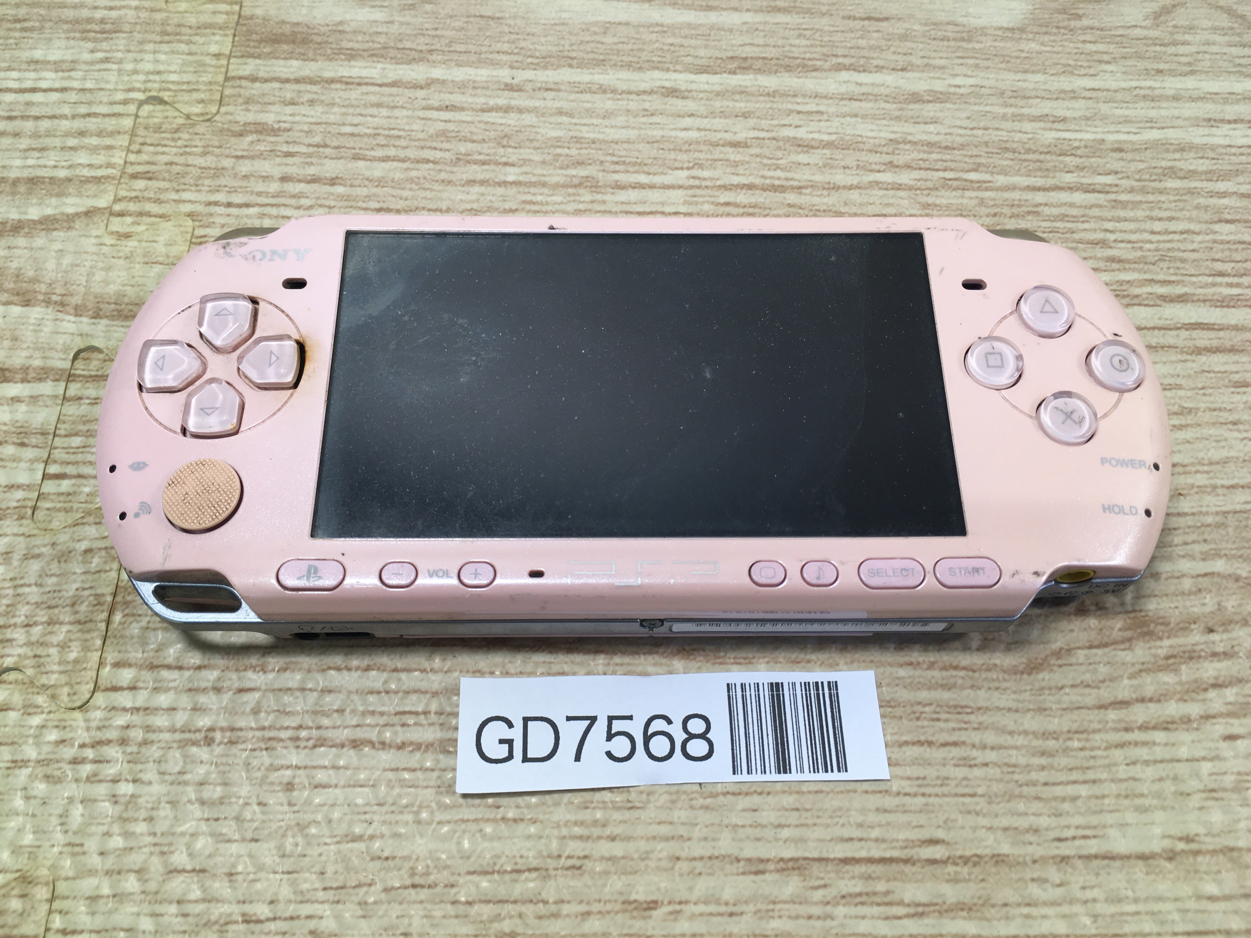 GD7568 Not Working PSP-3000 BLOSSOM PINK SONY PSP Console