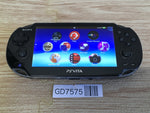 GD7575 Plz Read Item Condi PS Vita PCH-1000 CRYSTAL BLACK SONY PSP Console Japan