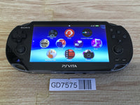 GD7575 Plz Read Item Condi PS Vita PCH-1000 CRYSTAL BLACK SONY PSP Console Japan