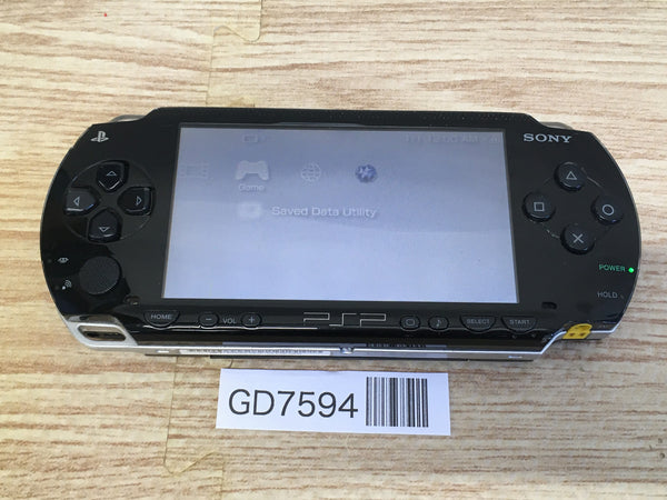 GD7594 No Battery PSP-1000 BLACK SONY PSP Console Japan
