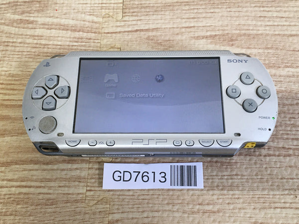 GD7613 Plz Read Item Condi PSP-1000 Silver SONY PSP Console Japan