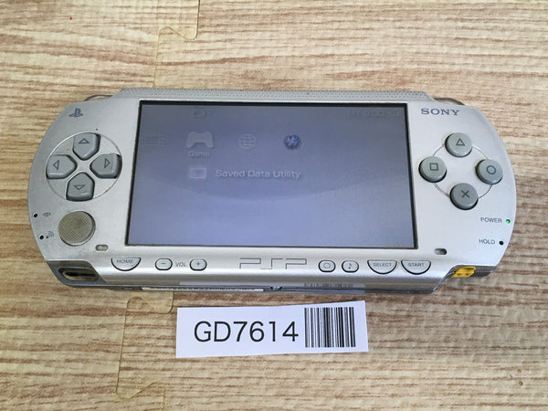 GD7614 Plz Read Item Condi PSP-1000 Silver SONY PSP Console Japan