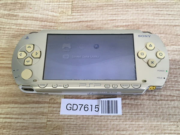 GD7615 Plz Read Item Condi PSP-1000 CHAMPAGNE GOLD SONY PSP Console Japan