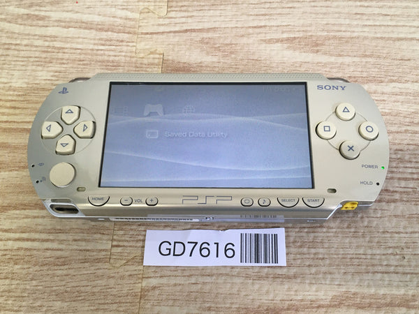 GD7616 No Battery PSP-1000 CHAMPAGNE GOLD SONY PSP Console Japan