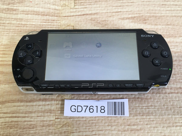 GD7618 Plz Read Item Condi PSP-2000 PIANO BLACK SONY PSP Console Japan