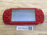 GD7626 Plz Read Item Cond PSP-2000 DEEP RED SONY PSP Console Japan
