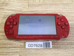 GD7628 Plz Read Item Cond PSP-2000 DEEP RED SONY PSP Console Japan