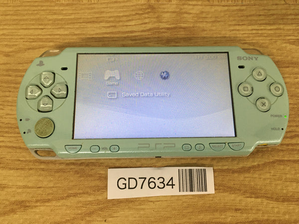 GD7634 Plz Read Item Condi PSP-2000 MINT GREEN SONY PSP Console Japan