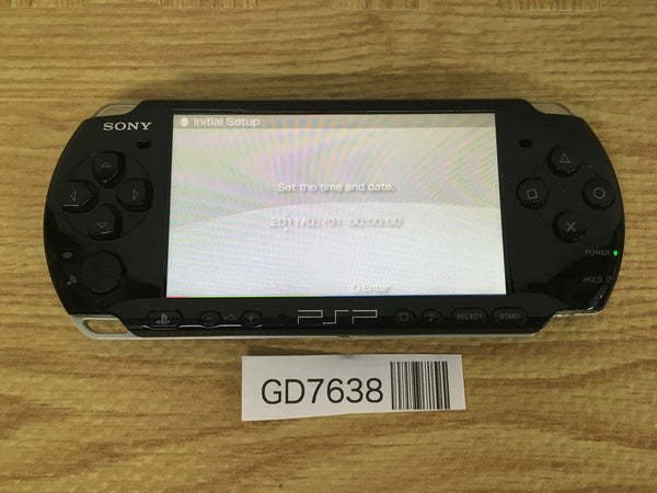 GD7638 Plz Read Item Condi PSP-3000 PIANO BLACK SONY PSP Console Japan