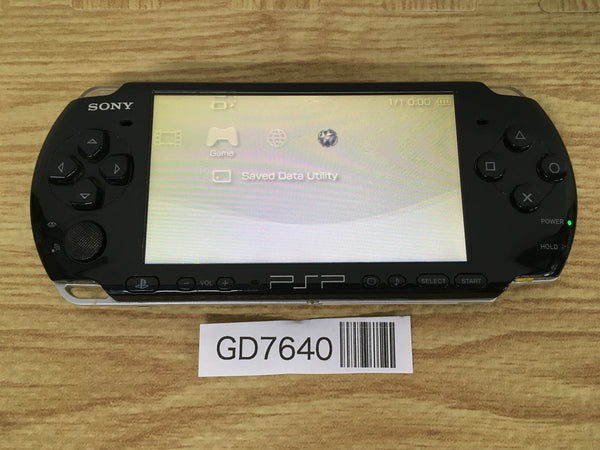 GD7640 Plz Read Item Condi PSP-3000 PIANO BLACK SONY PSP Console Japan