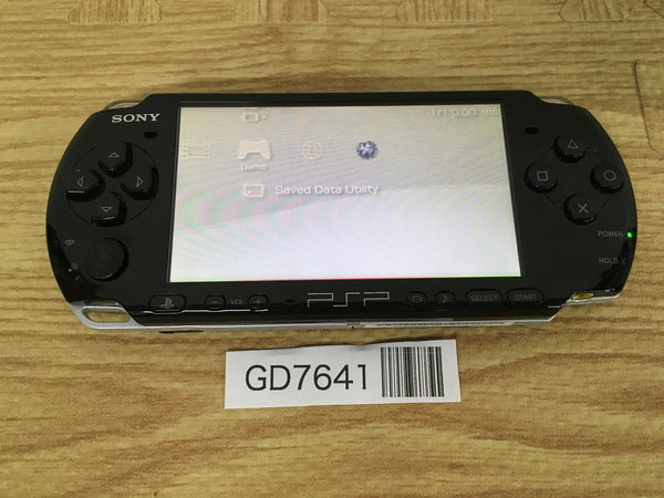 GD7641 Plz Read Item Condi PSP-3000 PIANO BLACK SONY PSP Console Japan