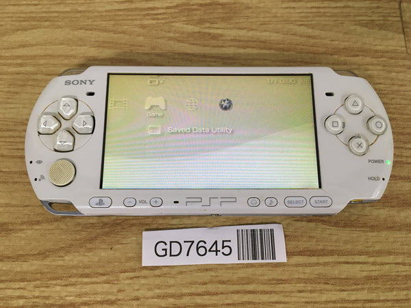 GD7645 Plz Read Item Condi PSP-3000 PEARL WHITE SONY PSP Console Japan
