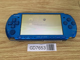 GD7653 Plz Read Item Condi PSP-3000 VIBRANT BLUE SONY PSP Console Japan