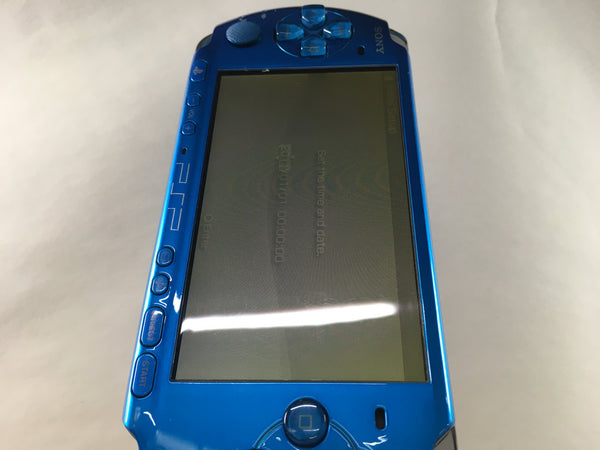 PSP3000型 GD7653 Plz Read Item Condi PSP-3000 VIBRANT BLUE SONY PSP