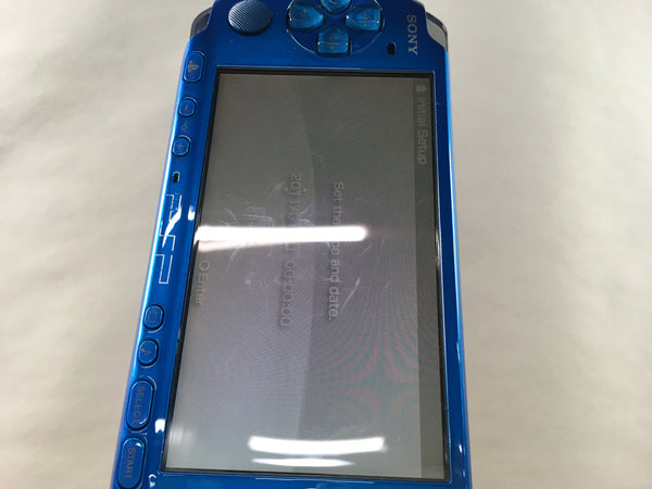 GD7655 Plz Read Item Condi PSP-3000 VIBRANT BLUE SONY PSP