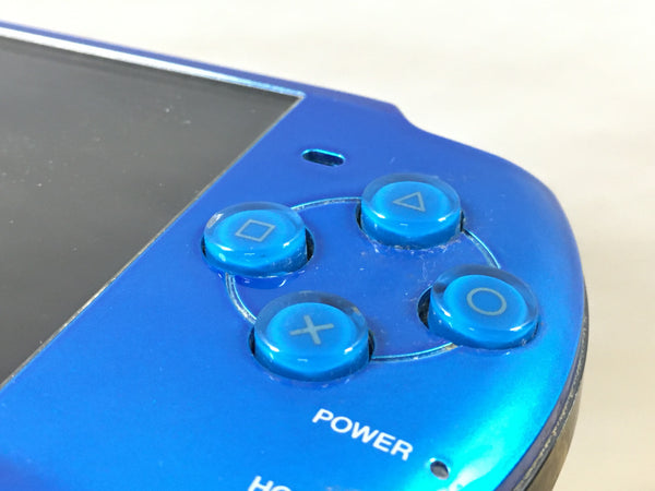 GD7656 Plz Read Item Condi PSP-3000 VIBRANT BLUE SONY PSP