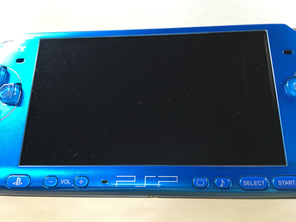 GD7657 Plz Read Item Condi PSP-3000 VIBRANT BLUE SONY PSP