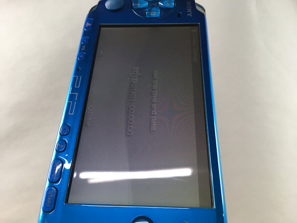 GD7657 Plz Read Item Condi PSP-3000 VIBRANT BLUE SONY PSP