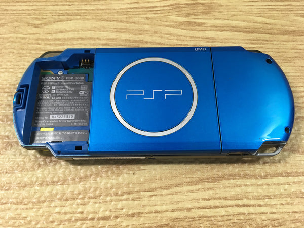 GD7659 Plz Read Item Condi PSP-3000 VIBRANT BLUE SONY PSP