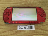 GD7660 Plz Read Item Condi PSP-3000 RADIANT RED SONY PSP Console Japan