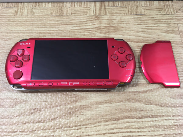 GD7660 Plz Read Item Condi PSP-3000 RADIANT RED SONY PSP