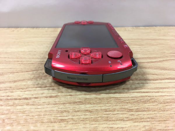 GD7660 Plz Read Item Condi PSP-3000 RADIANT RED SONY PSP