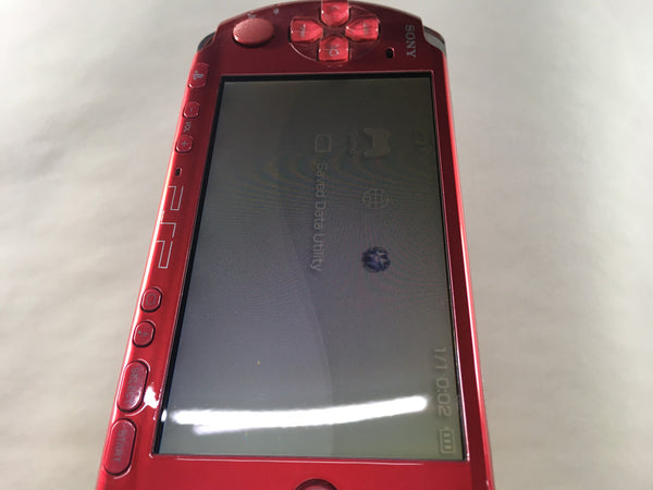 PSP3000レッド Sony PSP-3000 Red Console 3000 PlayStation Portable w