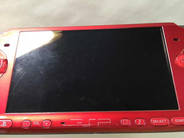 GD7662 Plz Read Item Condi PSP-3000 RADIANT RED SONY PSP