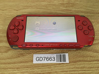 GD7663 Plz Read Item Condi PSP-3000 RADIANT RED SONY PSP Console Japan
