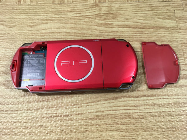 GD7663 Plz Read Item Condi PSP-3000 RADIANT RED SONY PSP