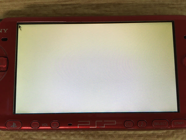 PＳＰ GD7664 Plz Read Item Condi PSP-3000 RADIANT RED SONY PSP