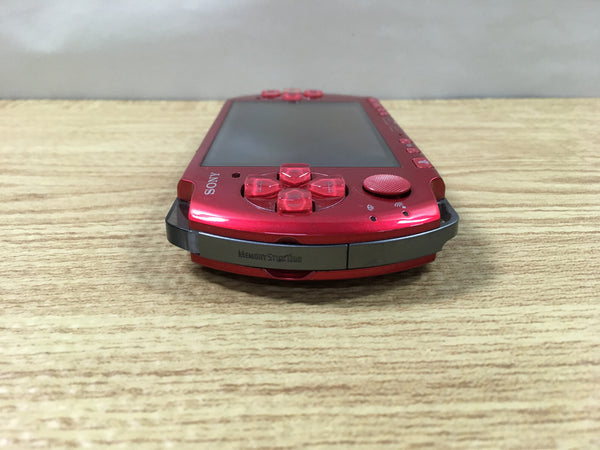 GD7664 Plz Read Item Condi PSP-3000 RADIANT RED SONY PSP