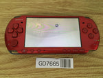 GD7665 Plz Read Item Condi PSP-3000 RADIANT RED SONY PSP Console Japan