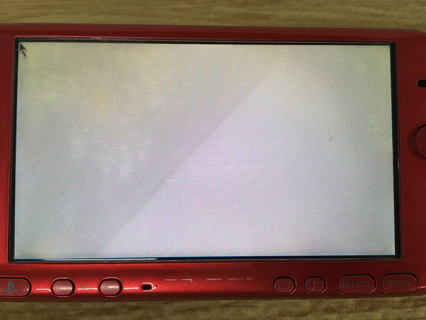 GD7665 Plz Read Item Condi PSP-3000 RADIANT RED SONY PSP