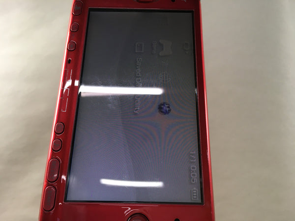 GD7666 Plz Read Item Condi PSP-3000 RADIANT RED SONY PSP