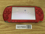 GD7666 Plz Read Item Condi PSP-3000 RADIANT RED SONY PSP Console Japan