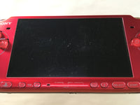 GD7667 Plz Read Item Condi PSP-3000 RADIANT RED SONY PSP Console Japan