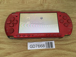 GD7668 Plz Read Item Condi PSP-3000 RADIANT RED SONY PSP Console Japan