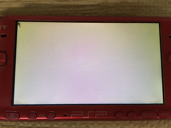 GD7668 Plz Read Item Condi PSP-3000 RADIANT RED SONY PSP